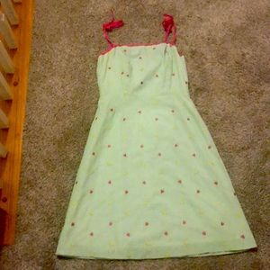 Lilly Pulitzer Green Seersucker dress